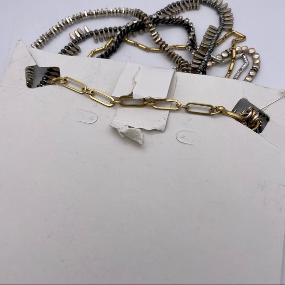 Stella & Dot Montague Layered Necklace 7 Layers Versatile 5 Way - Picture 8 of 10